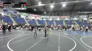 46 lbs Quarterfinal - Carson Dick, Team Grand Valley Elite vs Isaac Wicks, Englewood LiveWire