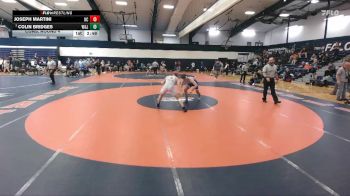 157 lbs Cons. Round 4 - Joseph Martini, Ursinus vs Colin Bridges, Washington And Lee