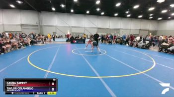 132 lbs Round 2 (8 Team) - Cassia Zammit, Ohio Red vs Taylor Colangelo, Arizona Black