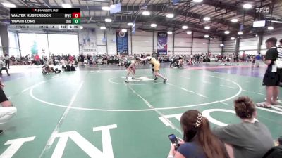 138 lbs Rr Rnd 2 - Walter Kusterbeck, Faith & Fellowship Wrestling Club vs Travis Long, Knights Wrestling Club-Red