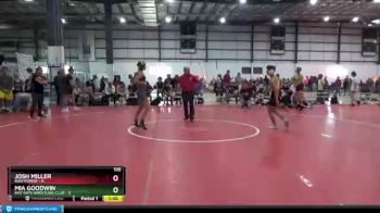106 lbs Round 4 (6 Team) - Mia Goodwin, MAT RATS WRESTLING CLUB vs Josh Miller, RAW POWER