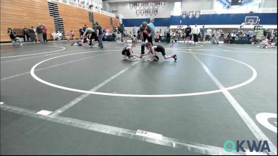 52 lbs Rr Rnd 2 - Wyatt Wylie, Tuttle Wrestling vs Luke Baysinger, Shelton Wrestling Academy
