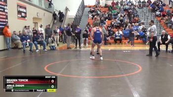 144 lbs Cons. Round 5 - Braden Tomcik, Norton vs Arius Swaim, Galion