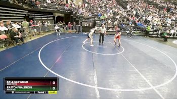 157 lbs Cons. Round 1 - Easton Waldron, Ridgeline vs Kyle Detwiler, Bear River