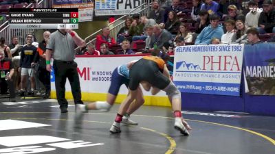 145 lbs Consi 2 - Gage Evans, Towanda vs Julian Bertucci, Burrell