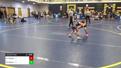 66-70.4 lbs Quarterfinal - Alyson Yeatts, Hickory vs Marley Dixon, Mhwc