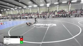 98 lbs Semifinal - Kaycilyn Valley, No Team vs Breen Rule, NM Wolf Pack