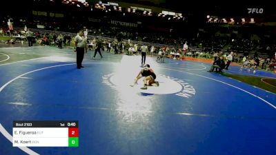 100 lbs Quarterfinal - Eddie Figueroa, Elite Wrestling vs Marty Koert, Iron Horse