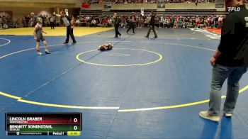 68 lbs Cons. Semi - Lincoln Graber, Worthington vs Bennett Sonenstahl, Staples