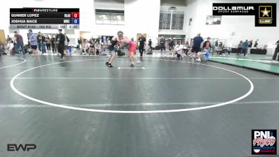 165 kg Semifinal - Gunner Lopez, Black Fox Wrestling Academy vs Joshua Mace, MWC Wrestling Academy