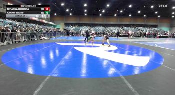 105 lbs Consi Of 4 - Tatianna Hererra, Crook County vs Kanani Watts, Eagle