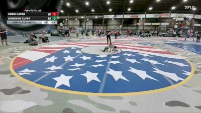 40 lbs 2nd Place Match - Krew Kafer, MATPAC Wrestling vs Donovan Cuppy, Montana Disciples