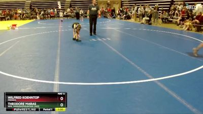 80 lbs Cons. Round 2 - Theodore Maras, WML (Windom/Mountain Lake) vs Wilfred Koehntop, MAHACA