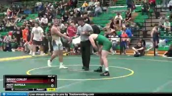 175 lbs Quarterfinal - Brody Conley, COLUMBIAN vs Matt Hamula, MEDINA