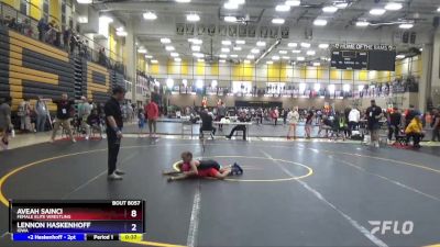 67 lbs Round 2 - Lennon Haskenhoff, Iowa vs Aveah Sainci, Female Elite Wrestling