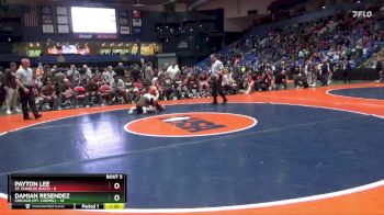 132 lbs Semis & 1st Wrestleback (8 Team) - Payton Lee, St. Charles (East) vs Damian Resendez, Chicago (Mt. Carmel)