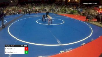 46 lbs Quarterfinal - Cole Patrick, Hudson WC vs Dragon Martinez, New Mexico Supreme