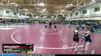 Round 2 - Hadley Fladeland, Stanley Wrestling Club vs Ellie Bult, Bon Homme Youth Wrestling