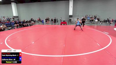 165 lbs Tripp Vigil, Team Wyoming Black vs Jayden Wanalista, California Silver