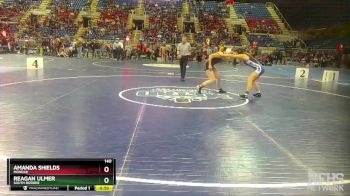 140 lbs Cons. Round 1 - Amanda Shields, MonDak vs Reagan Ulmer, South Border