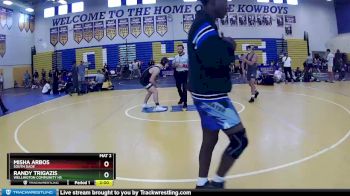 145 Blue Quarterfinal - Misha Arbos, South Dade vs Randy Trigazis, Wellington Community Hs