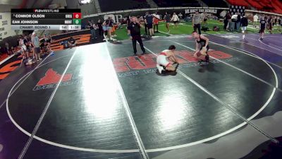144 lbs Champ. Round 1 - Connor Olson, Oregon vs Ean Johnson, Montana