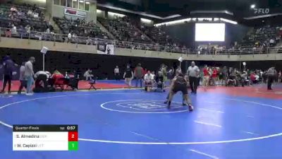 160 lbs Quarterfinal - Sam Almedina, Dickson City, PA vs William Capizzi, Little Falls, NJ