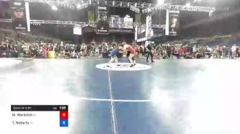 152 lbs Consi Of 8 #1 - Meghan Werbrich, Ohio vs Trinity Roberts, Tennessee