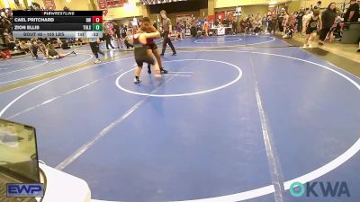 105 lbs Consolation - Cael Pritchard, Bristow Wrestling vs Zion Ellis, Tulsa North Mabee Stampede