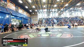 106 lbs Cons. Round 1 - Dylan Vu, Venice HS vs Bryce Siddens, Individual