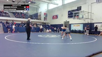 131 lbs Quarterfinal - Herminia Estrada, Southern Oregon University vs Lucia Schlapfer, University Of Providence