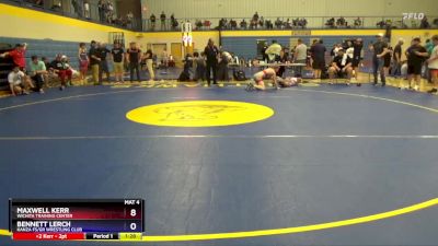 144 lbs Quarterfinal - Maxwell Kerr, Wichita Training Center vs Bennett Lerch, Kanza FS/GR Wrestling Club