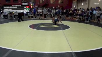 141 lbs Cons. Round 3 - Manuel Gonzales, Montevallo vs Isaac Hall, Truett-McConnell (Ga.)