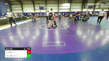 130 lbs Final - Jimmy Lally, North Andover vs Hudson Lufkin, Maine Trappers