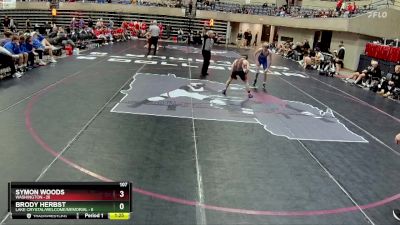 107 lbs Finals (8 Team) - Brody Herbst, Lake Crystal/Welcome/Memorial vs Symon Woods, Washington