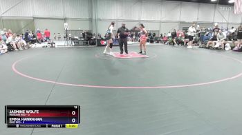 135 lbs Quarterfinals (8 Team) - Jasmine Wolfe, Missouri Red vs Emma Hanrahan, Ohio Red