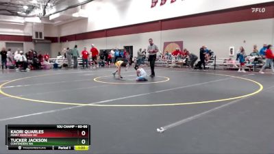 60-66 lbs Quarterfinal - Tucker Jackson, Contenders WA vs Kaori Quarles, Perry Meridian WC