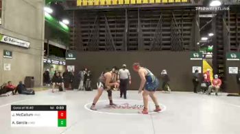 285 lbs Consolation - Jaxin McCallum, Unattached 46 vs Austin Garcia, Unattached 89