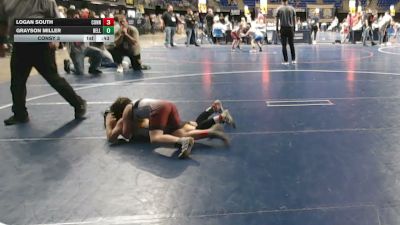 75 lbs Consy 3 - Logan South, Connellsville vs Grayson Miller, Belle Vernon