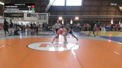 145 lbs Consi Of 8 #1 - Liam Brough, Mohawk Valley Wrestling Club vs Levi Bobadilla, St. Joseph Hs