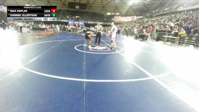 Boys 2A 126 lbs Champ. Round 1 - Max Kaplan, Chief Sealth vs Dominic Ellertson, Anacortes