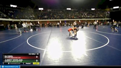 95 lbs Round 2 - Aubrey Hoveland, Riverhawk Wrestling Club vs Ali Seidl, Big Game Wrestling Club