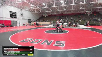 165 lbs 1st Place Match - Armando Renteria, Moorpark College vs Edward Ramirez, Santa Ana College
