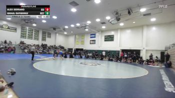 149 lbs Finals (2 Team) - Israel Gutierrez, Westcliff vs Alex Serrano, Grand Canyon University Club