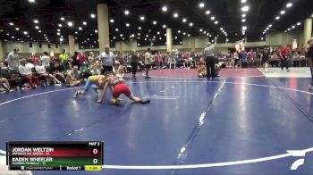 144 lbs Round 1 (32 Team) - Kaden Wheeler, Florida Pitbulls vs Jordan Weltzin, Patriots WC Green