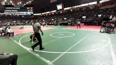 108 lbs Cons. Round 2 - Connor Brown, NA vs Cooper Hallman, MLW2