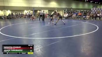 130 lbs Round 6 (8 Team) - Genesis Turrubiartez, CLAW vs Samantha Stanbary, Montana Silver