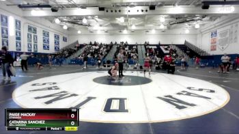 110 lbs Champ. Round 1 - Paige Mackay, Etiwanda vs Catarina Sanchez, Bell Gardens