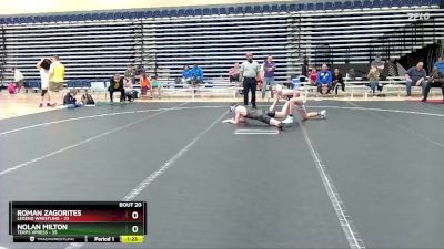 120 lbs Round 4 (10 Team) - Nolan Milton, Terps Xpress vs Roman Zagorites, Legend Wrestling