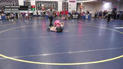 112 lbs Semifinal - Senna Grassman, Cleveland-TN vs Daylee Watson, Conneaut